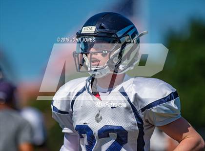 Thumbnail 3 in St. Augustine Prep vs Ramapo (Scrimmage at Rutgers Univ) photogallery.