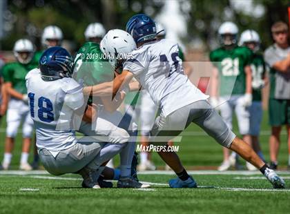 Thumbnail 2 in St. Augustine Prep vs Ramapo (Scrimmage at Rutgers Univ) photogallery.