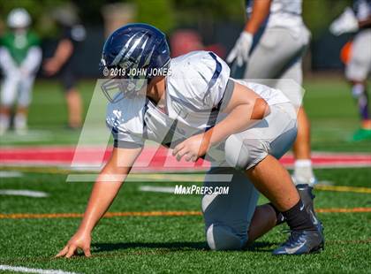 Thumbnail 2 in St. Augustine Prep vs Ramapo (Scrimmage at Rutgers Univ) photogallery.