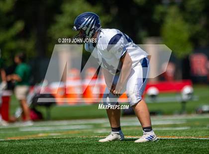 Thumbnail 3 in St. Augustine Prep vs Ramapo (Scrimmage at Rutgers Univ) photogallery.