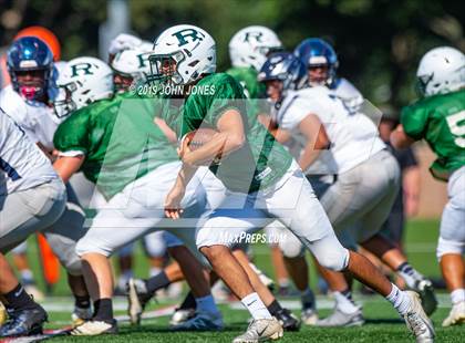 Thumbnail 2 in St. Augustine Prep vs Ramapo (Scrimmage at Rutgers Univ) photogallery.