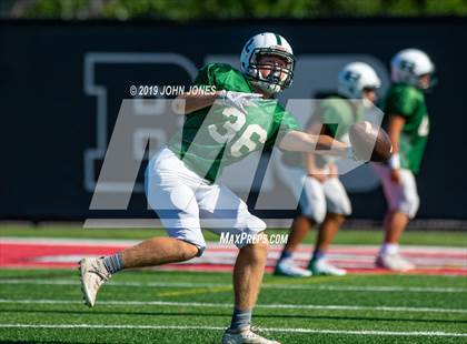 Thumbnail 2 in St. Augustine Prep vs Ramapo (Scrimmage at Rutgers Univ) photogallery.