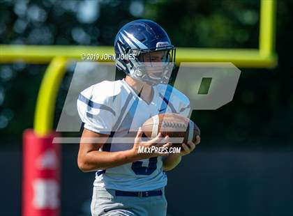 Thumbnail 1 in St. Augustine Prep vs Ramapo (Scrimmage at Rutgers Univ) photogallery.