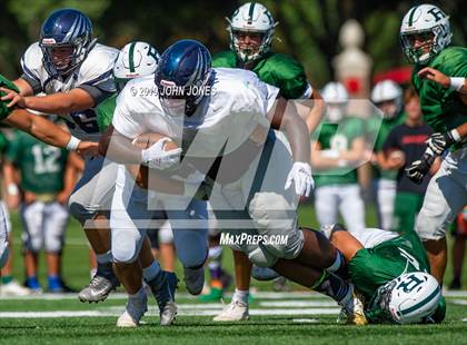 Thumbnail 2 in St. Augustine Prep vs Ramapo (Scrimmage at Rutgers Univ) photogallery.