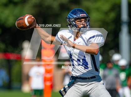 Thumbnail 3 in St. Augustine Prep vs Ramapo (Scrimmage at Rutgers Univ) photogallery.