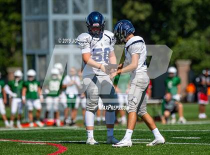 Thumbnail 2 in St. Augustine Prep vs Ramapo (Scrimmage at Rutgers Univ) photogallery.
