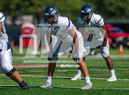 Thumbnail 2 in St. Augustine Prep vs Ramapo (Scrimmage at Rutgers Univ) photogallery.