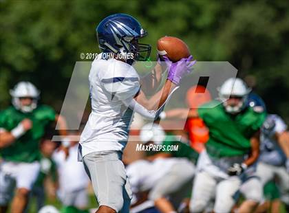 Thumbnail 2 in St. Augustine Prep vs Ramapo (Scrimmage at Rutgers Univ) photogallery.