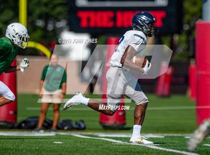 Thumbnail 3 in St. Augustine Prep vs Ramapo (Scrimmage at Rutgers Univ) photogallery.