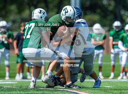 Thumbnail 2 in St. Augustine Prep vs Ramapo (Scrimmage at Rutgers Univ) photogallery.