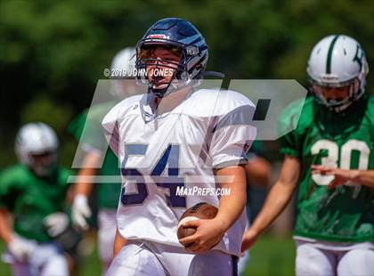 Thumbnail 3 in St. Augustine Prep vs Ramapo (Scrimmage at Rutgers Univ) photogallery.