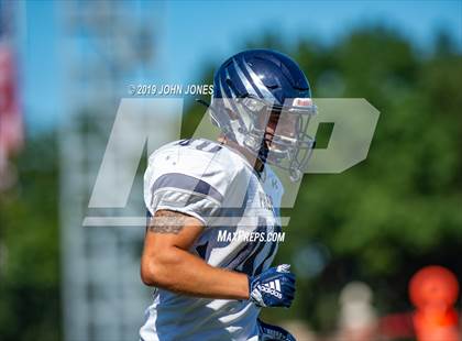 Thumbnail 2 in St. Augustine Prep vs Ramapo (Scrimmage at Rutgers Univ) photogallery.
