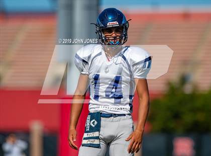 Thumbnail 3 in St. Augustine Prep vs Ramapo (Scrimmage at Rutgers Univ) photogallery.