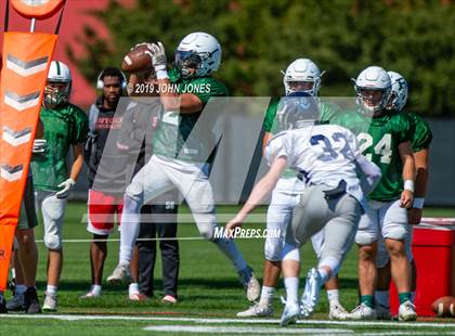 Thumbnail 3 in St. Augustine Prep vs Ramapo (Scrimmage at Rutgers Univ) photogallery.