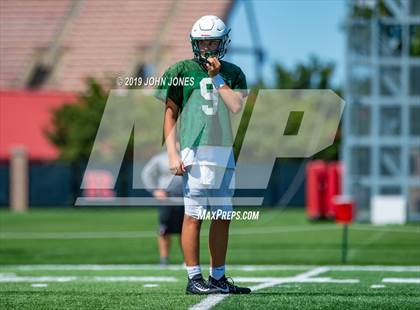 Thumbnail 3 in St. Augustine Prep vs Ramapo (Scrimmage at Rutgers Univ) photogallery.