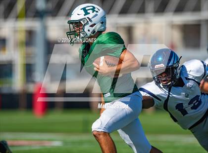 Thumbnail 3 in St. Augustine Prep vs Ramapo (Scrimmage at Rutgers Univ) photogallery.