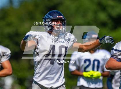 Thumbnail 3 in St. Augustine Prep vs Ramapo (Scrimmage at Rutgers Univ) photogallery.