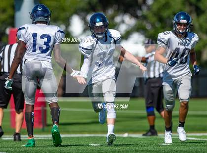 Thumbnail 1 in St. Augustine Prep vs Ramapo (Scrimmage at Rutgers Univ) photogallery.