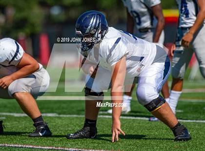 Thumbnail 2 in St. Augustine Prep vs Ramapo (Scrimmage at Rutgers Univ) photogallery.