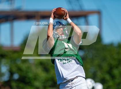 Thumbnail 2 in St. Augustine Prep vs Ramapo (Scrimmage at Rutgers Univ) photogallery.