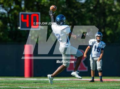 Thumbnail 2 in St. Augustine Prep vs Ramapo (Scrimmage at Rutgers Univ) photogallery.