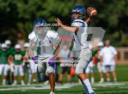 Thumbnail 1 in St. Augustine Prep vs Ramapo (Scrimmage at Rutgers Univ) photogallery.