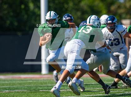 Thumbnail 3 in St. Augustine Prep vs Ramapo (Scrimmage at Rutgers Univ) photogallery.