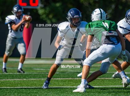Thumbnail 2 in St. Augustine Prep vs Ramapo (Scrimmage at Rutgers Univ) photogallery.