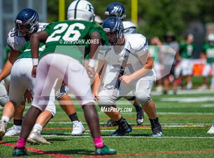 Thumbnail 2 in St. Augustine Prep vs Ramapo (Scrimmage at Rutgers Univ) photogallery.