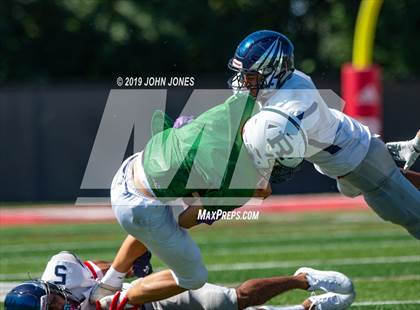 Thumbnail 2 in St. Augustine Prep vs Ramapo (Scrimmage at Rutgers Univ) photogallery.