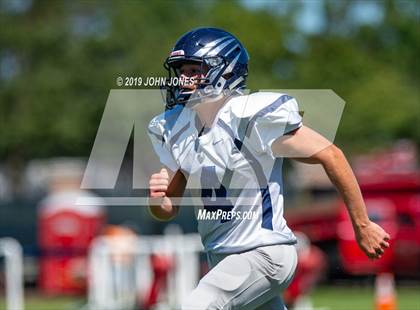 Thumbnail 3 in St. Augustine Prep vs Ramapo (Scrimmage at Rutgers Univ) photogallery.