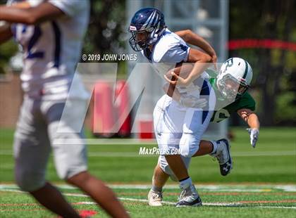 Thumbnail 1 in St. Augustine Prep vs Ramapo (Scrimmage at Rutgers Univ) photogallery.