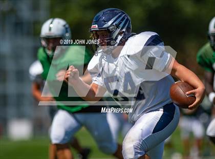Thumbnail 3 in St. Augustine Prep vs Ramapo (Scrimmage at Rutgers Univ) photogallery.