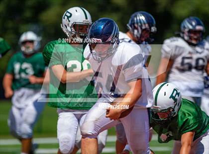 Thumbnail 2 in St. Augustine Prep vs Ramapo (Scrimmage at Rutgers Univ) photogallery.