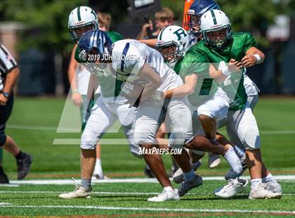 Thumbnail 1 in St. Augustine Prep vs Ramapo (Scrimmage at Rutgers Univ) photogallery.