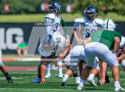 Thumbnail 1 in St. Augustine Prep vs Ramapo (Scrimmage at Rutgers Univ) photogallery.