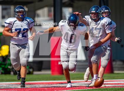 Thumbnail 3 in St. Augustine Prep vs Ramapo (Scrimmage at Rutgers Univ) photogallery.