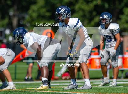 Thumbnail 1 in St. Augustine Prep vs Ramapo (Scrimmage at Rutgers Univ) photogallery.
