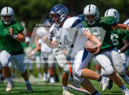 Thumbnail 2 in St. Augustine Prep vs Ramapo (Scrimmage at Rutgers Univ) photogallery.