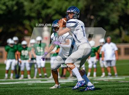 Thumbnail 2 in St. Augustine Prep vs Ramapo (Scrimmage at Rutgers Univ) photogallery.