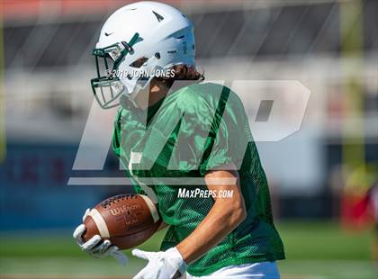 Thumbnail 2 in St. Augustine Prep vs Ramapo (Scrimmage at Rutgers Univ) photogallery.