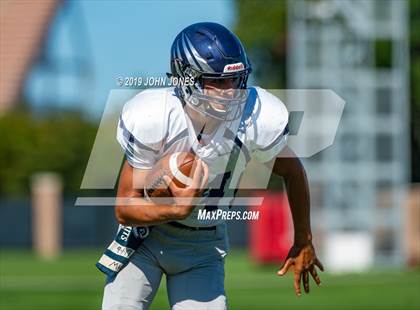 Thumbnail 2 in St. Augustine Prep vs Ramapo (Scrimmage at Rutgers Univ) photogallery.