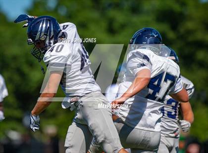 Thumbnail 1 in St. Augustine Prep vs Ramapo (Scrimmage at Rutgers Univ) photogallery.