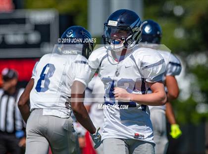 Thumbnail 1 in St. Augustine Prep vs Ramapo (Scrimmage at Rutgers Univ) photogallery.