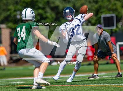 Thumbnail 1 in St. Augustine Prep vs Ramapo (Scrimmage at Rutgers Univ) photogallery.
