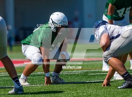 Thumbnail 3 in St. Augustine Prep vs Ramapo (Scrimmage at Rutgers Univ) photogallery.