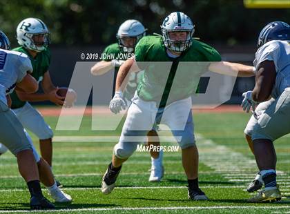 Thumbnail 3 in St. Augustine Prep vs Ramapo (Scrimmage at Rutgers Univ) photogallery.