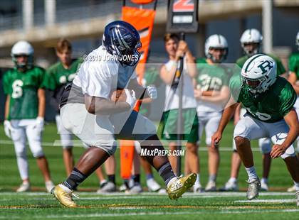 Thumbnail 3 in St. Augustine Prep vs Ramapo (Scrimmage at Rutgers Univ) photogallery.