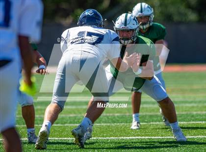 Thumbnail 1 in St. Augustine Prep vs Ramapo (Scrimmage at Rutgers Univ) photogallery.