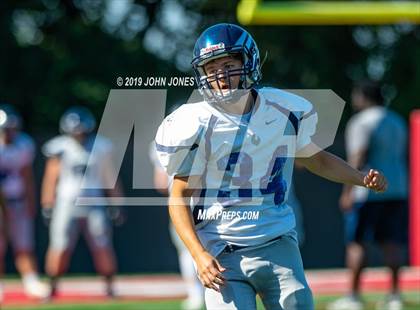 Thumbnail 2 in St. Augustine Prep vs Ramapo (Scrimmage at Rutgers Univ) photogallery.